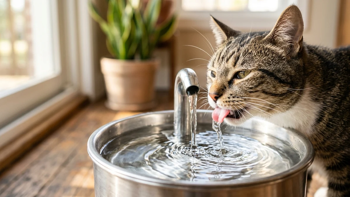 Gato Bebendo Pouca Água? Sinais de Desidratação e 7 Truques para Estimular