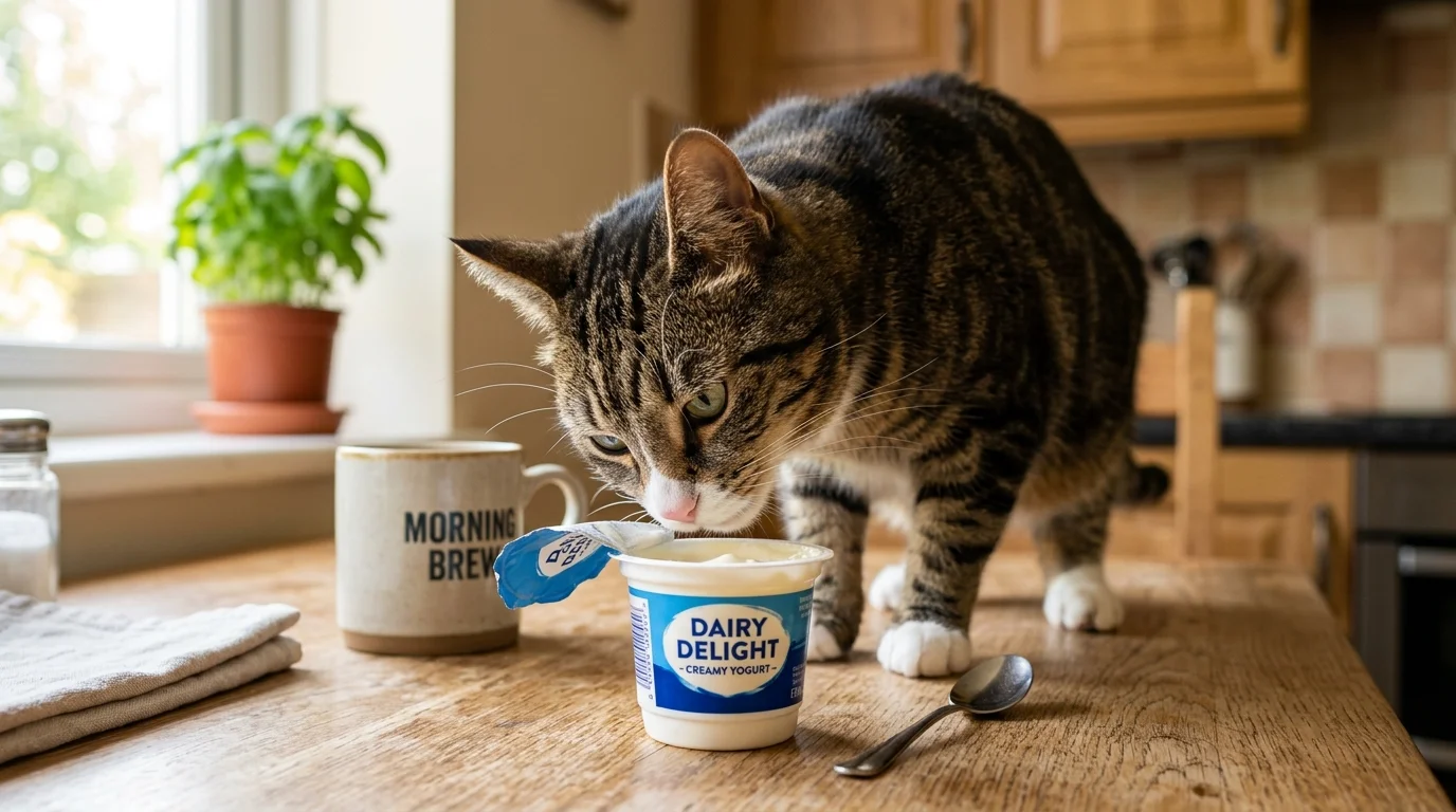 Pode Dar Danone ou Iogurte para Gato? Descubra a Resposta Veterinária