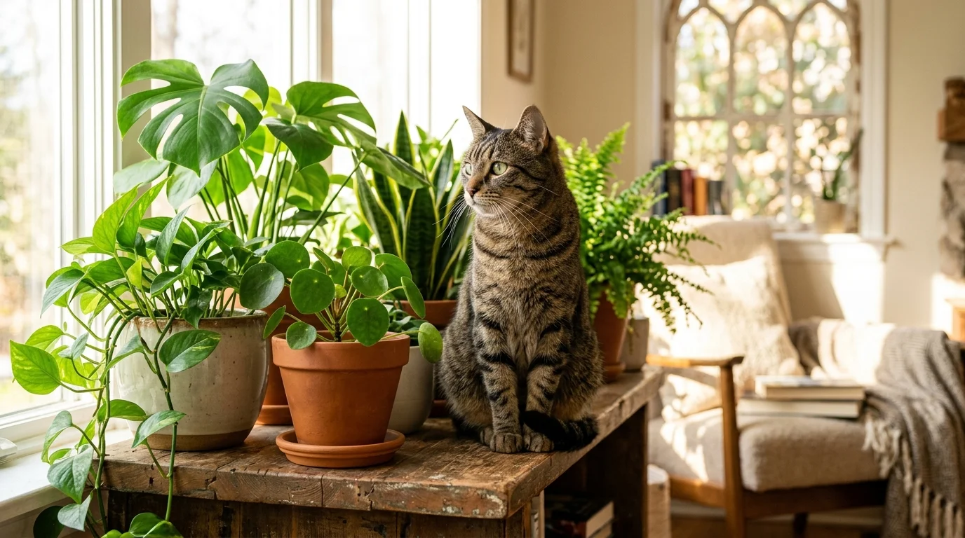 7 Plantas Tóxicas para Gatos que Você Deve Evitar em Casa