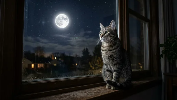 Como as Fases da Lua Influenciam a Atividade e Comportamento dos Gatos