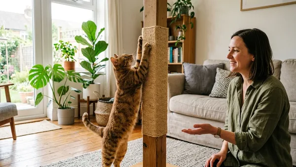 10 Dicas de Como Adestrar seu Gato para Usar o Arranhador