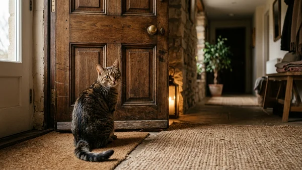 Por que o Gato Fica Miando na Porta Fechada? O Segredo do Território Felino